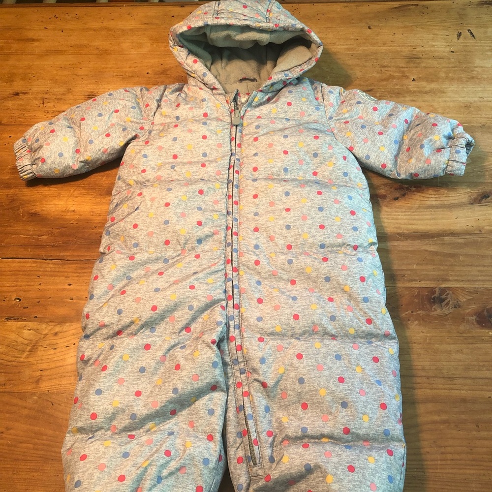 Polka Dot Snowsuit